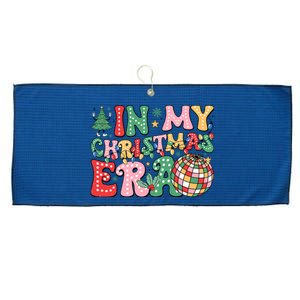 In My Christmas Era Family Matching Merry Christmas 2024 Large Microfiber Waffle Golf Towel