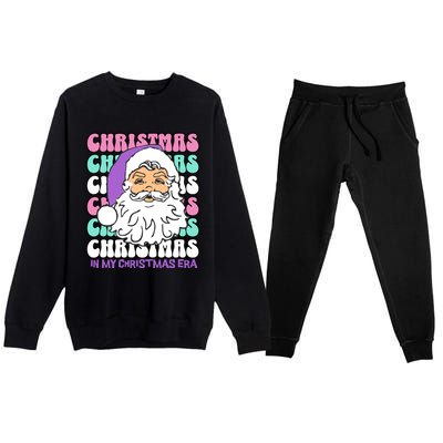 In My Christmas Era Print Gift Premium Crewneck Sweatsuit Set