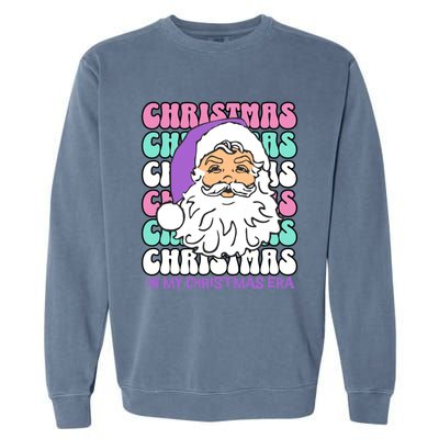 In My Christmas Era Print Gift Garment-Dyed Sweatshirt