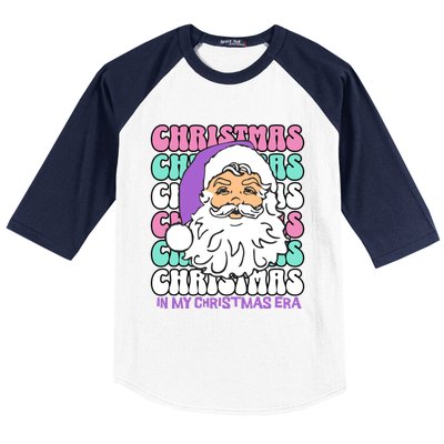 In My Christmas Era Print Gift Baseball Sleeve Shirt