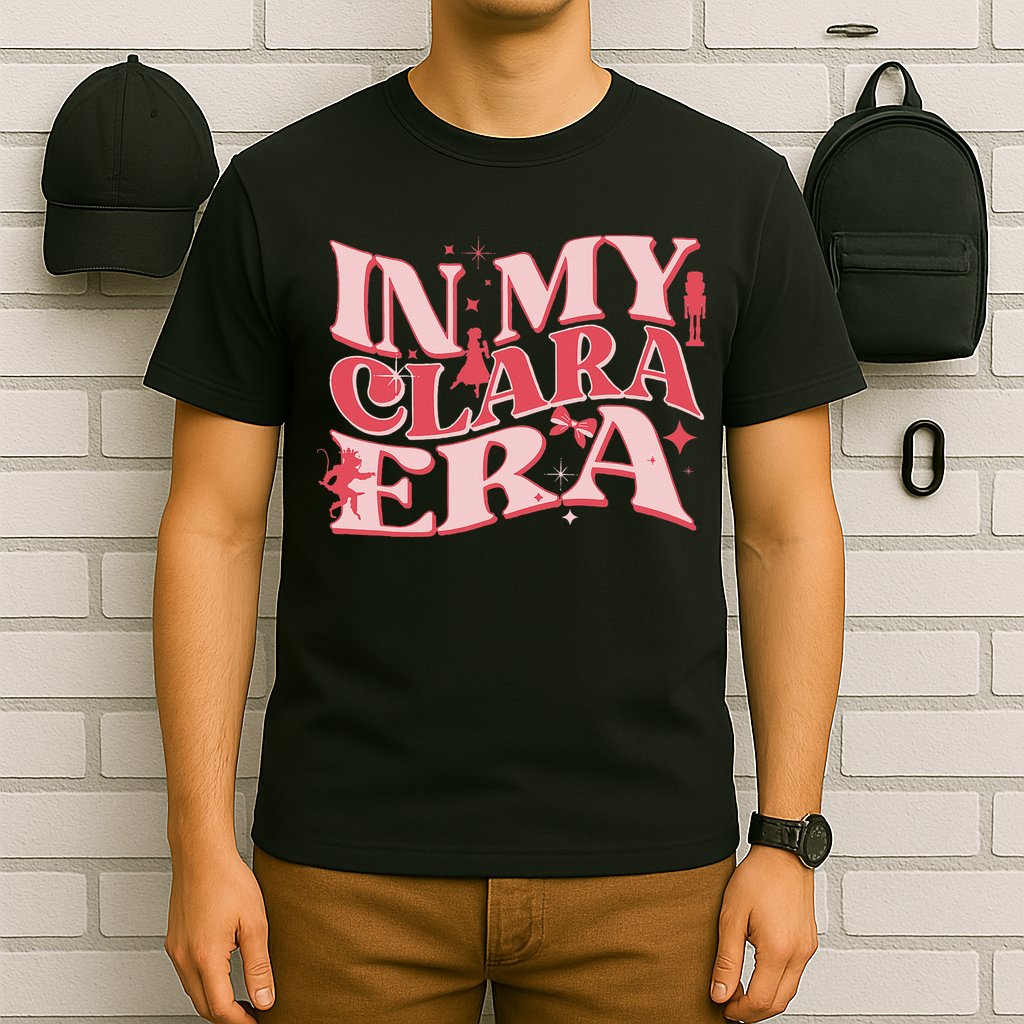 In My Clara Era Nutcracker Ballet Sugar Plum Fairy Groovy T-Shirt
