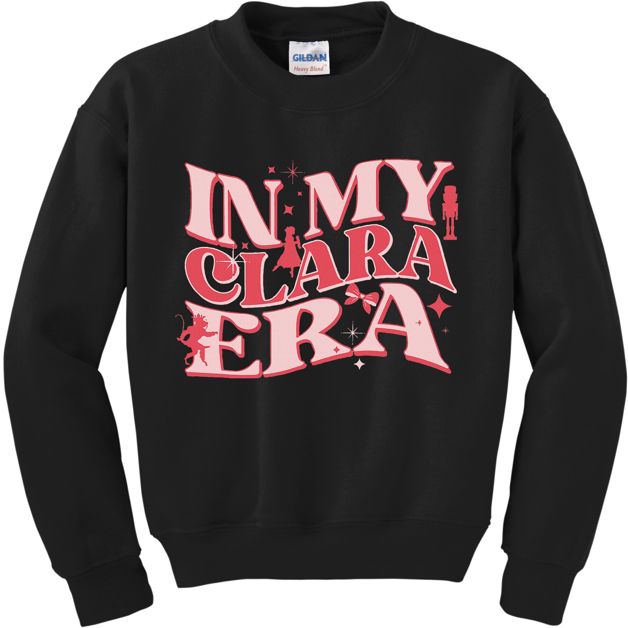 In My Clara Era Nutcracker Ballet Sugar Plum Fairy Groovy Kids Sweatshirt