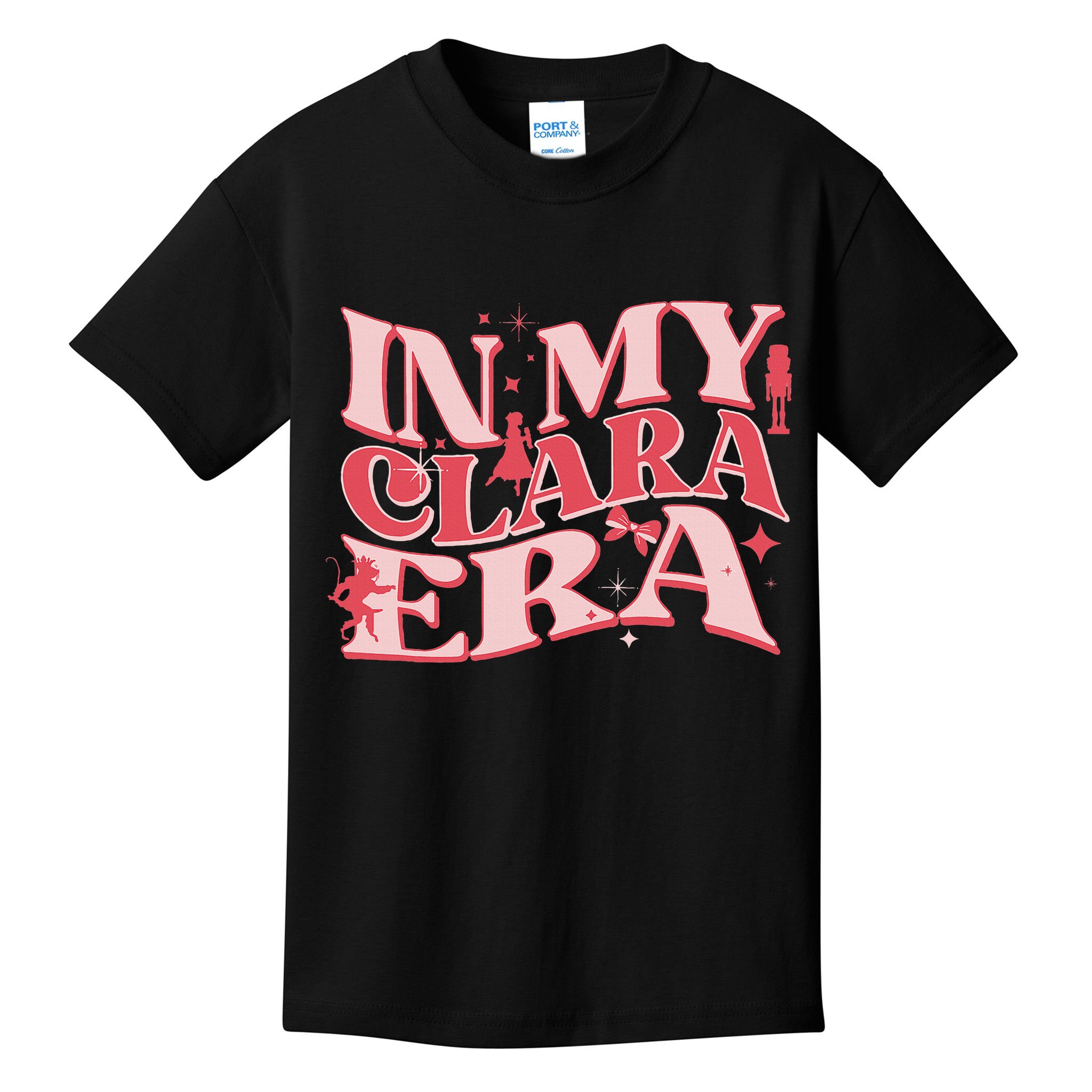 In My Clara Era Nutcracker Ballet Sugar Plum Fairy Groovy Kids T-Shirt