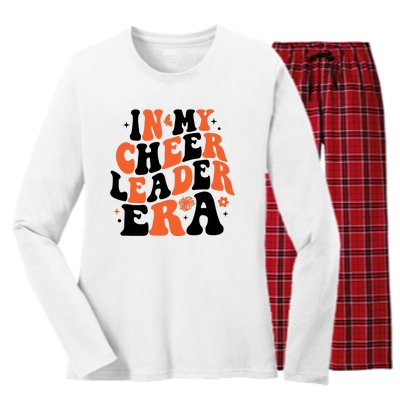 In My Cheerleader Era Women's Long Sleeve Flannel Pajama Set 