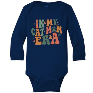 In My Cat Mom Era Cat Mom Era Baby Long Sleeve Bodysuit