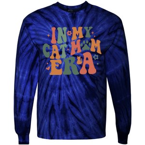 In My Cat Mom Era Cat Mom Era Tie-Dye Long Sleeve Shirt