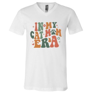 In My Cat Mom Era Cat Mom Era V-Neck T-Shirt