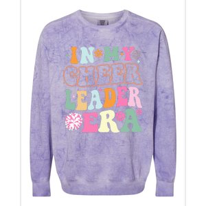 In My Cheer Coach Era Funny Retro Cheerleader Cheerleading Colorblast Crewneck Sweatshirt