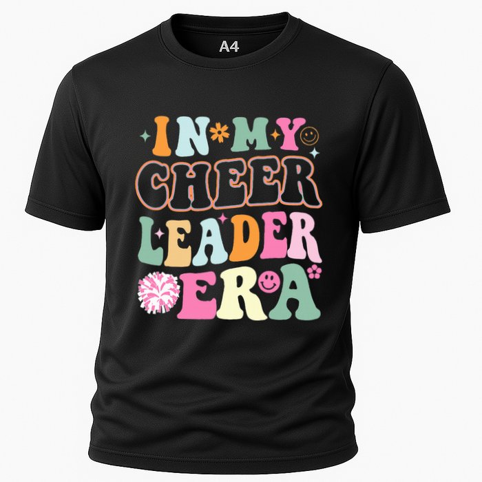 In My Cheer Coach Era Funny Retro Cheerleader Cheerleading Cooling Performance Crew T-Shirt