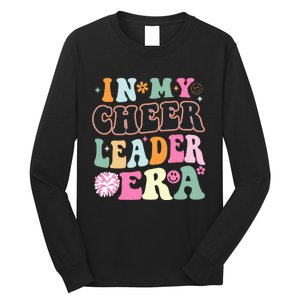 In My Cheer Coach Era Funny Retro Cheerleader Cheerleading Long Sleeve Shirt