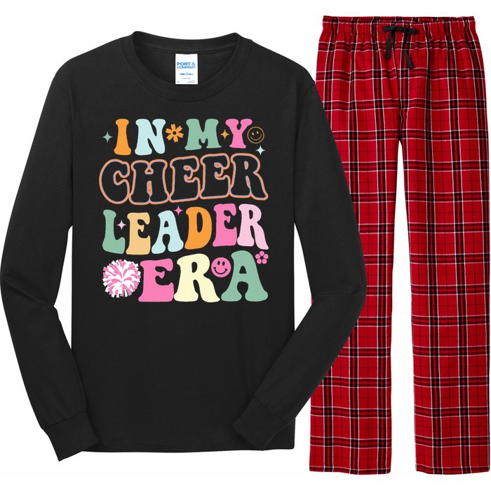 In My Cheer Coach Era Funny Retro Cheerleader Cheerleading Long Sleeve Pajama Set