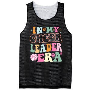 In My Cheer Coach Era Funny Retro Cheerleader Cheerleading Mesh Reversible Basketball Jersey Tank