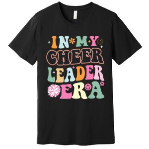 In My Cheer Coach Era Funny Retro Cheerleader Cheerleading Premium T-Shirt