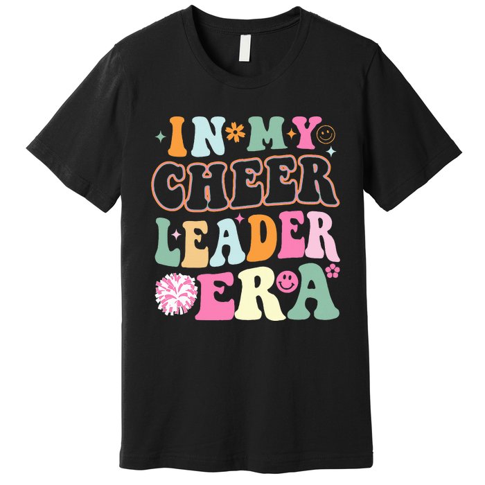 In My Cheer Coach Era Funny Retro Cheerleader Cheerleading Premium T-Shirt