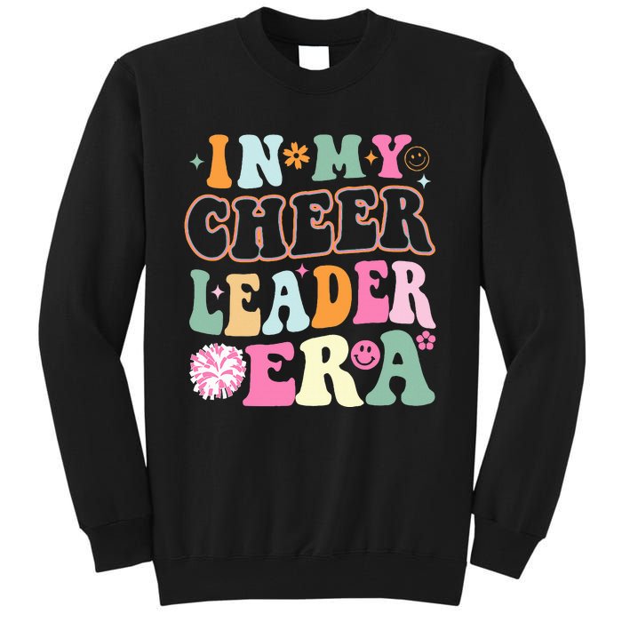 In My Cheer Coach Era Funny Retro Cheerleader Cheerleading Tall Sweatshirt