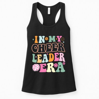 In My Cheer Coach Era Funny Retro Cheerleader Cheerleading Womens Tank Top