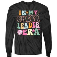 In My Cheer Coach Era Funny Retro Cheerleader Cheerleading Tie-Dye Long Sleeve Shirt