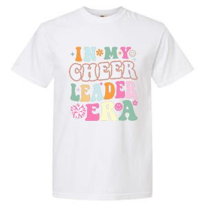 In My Cheer Coach Era Funny Retro Cheerleader Cheerleading Garment-Dyed Heavyweight T-Shirt