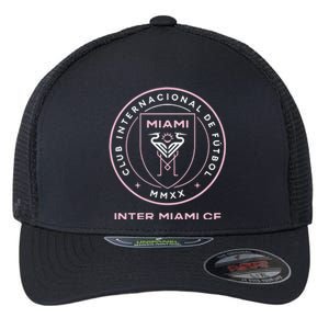 Inter Miami Cf Primary Logo Flexfit Unipanel Trucker Cap