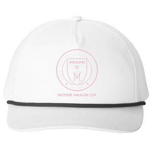 Inter Miami Cf Primary Logo Snapback Five-Panel Rope Hat