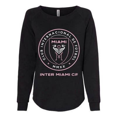 Inter Miami Cf Primary Logo Womens California Wash Sweatshirt