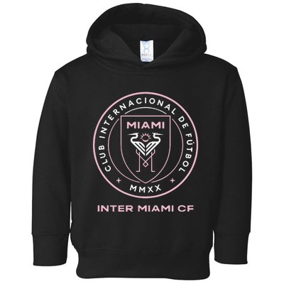 Inter Miami Cf Primary Logo Toddler Hoodie