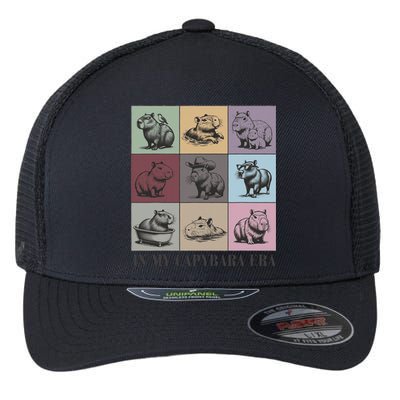 In My Capybara Era Capybara Lover Gift Flexfit Unipanel Trucker Cap