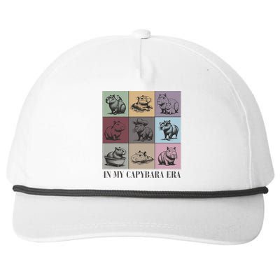 In My Capybara Era Capybara Lover Gift Snapback Five-Panel Rope Hat