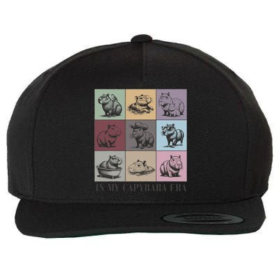 In My Capybara Era Capybara Lover Gift Wool Snapback Cap