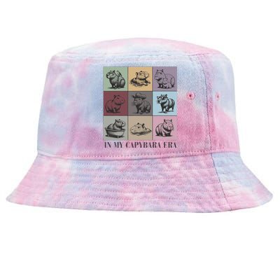 In My Capybara Era Capybara Lover Gift Tie-Dyed Bucket Hat