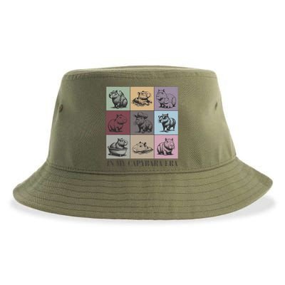 In My Capybara Era Capybara Lover Gift Sustainable Bucket Hat