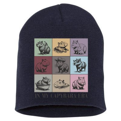 In My Capybara Era Capybara Lover Gift Short Acrylic Beanie