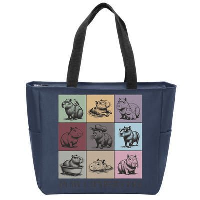 In My Capybara Era Capybara Lover Gift Zip Tote Bag