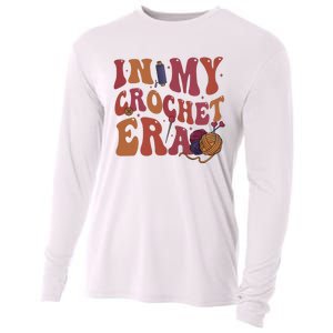 In My Crochet Era Crochet Lover Knitting Crafter Mom Cooling Performance Long Sleeve Crew