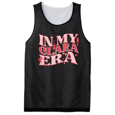 In My Clara Era Nutcracker Ballet Sugar Plum Fairy Groovy Mesh Reversible Basketball Jersey Tank