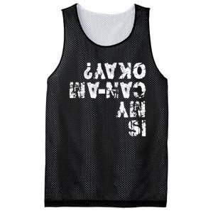 Is My Can Am Ok Mesh Reversible Basketball Jersey Tank