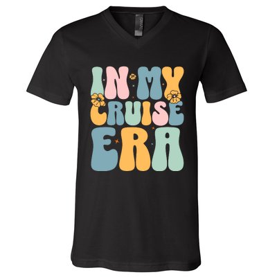 In My Cruise Era Family Vacation Funny Cruise Lover V-Neck T-Shirt