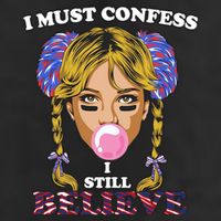 I Must Confess I Still Believe Buffalo 7 Panel Mesh Trucker Snapback Hat