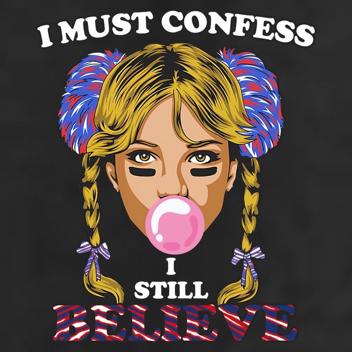I Must Confess I Still Believe Buffalo 7 Panel Mesh Trucker Snapback Hat