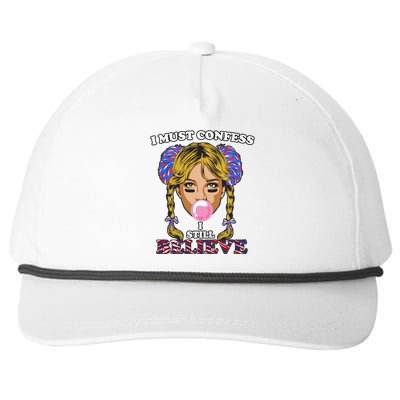 I Must Confess I Still Believe Buffalo Snapback Five-Panel Rope Hat