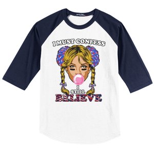 I Must Confess I Still Believe Buffalo Baseball Sleeve Shirt