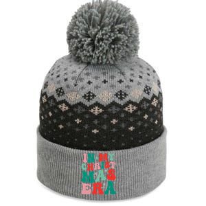 In My Christmas Era Groovy Xmas The Baniff Cuffed Pom Beanie