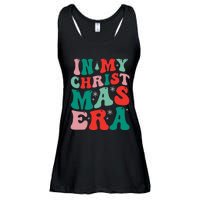 In My Christmas Era Groovy Xmas Ladies Essential Flowy Tank