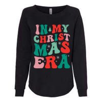 In My Christmas Era Groovy Xmas Womens California Wash Sweatshirt