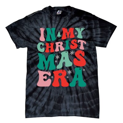 In My Christmas Era Groovy Xmas Tie-Dye T-Shirt