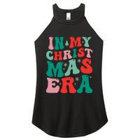 In My Christmas Era Groovy Xmas Women's Perfect Tri Rocker Tank