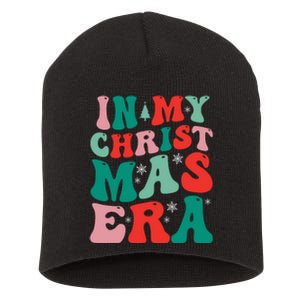 In My Christmas Era Groovy Xmas Short Acrylic Beanie