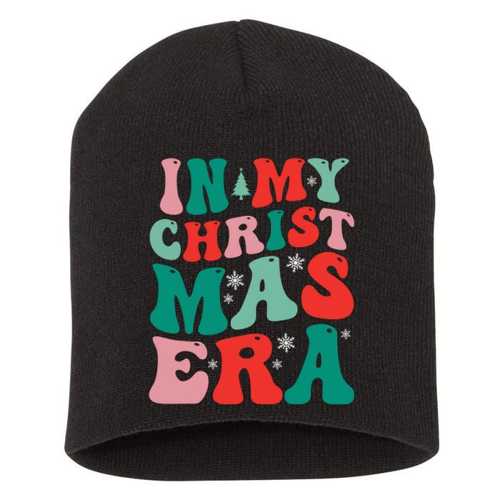 In My Christmas Era Groovy Xmas Short Acrylic Beanie