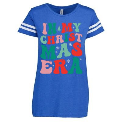 In My Christmas Era Groovy Xmas Enza Ladies Jersey Football T-Shirt