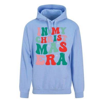 In My Christmas Era Groovy Xmas Unisex Surf Hoodie